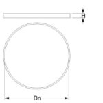 Joint silicone pour tube simple paroi Ø 150 mm – Image 2