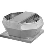 Ventilateur de toit 3740 m³/h, moteur dans le flux d'air
