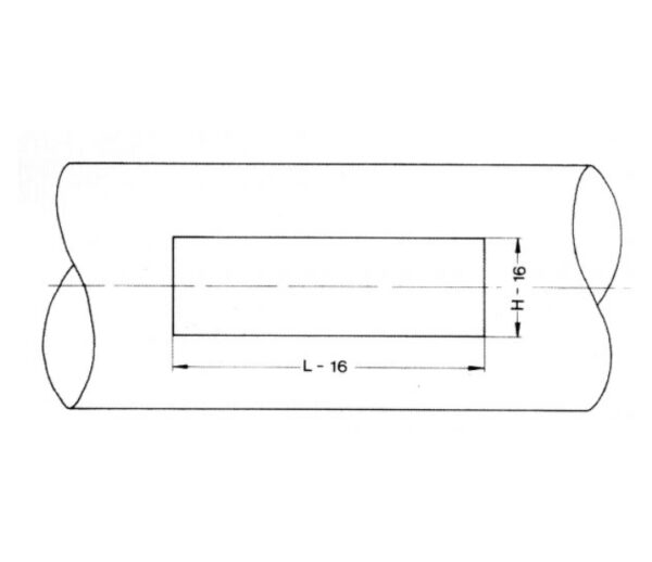 Grille d'aération 825x75mm, galvanisée – Image 3