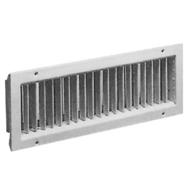 Grille d'aération 825x75mm, galvanisée